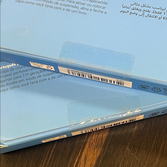 NIB - Amazon Kindle Paperwhite Leather Protective Cover  (11th Gen) – Blue - Picture 7 of 8